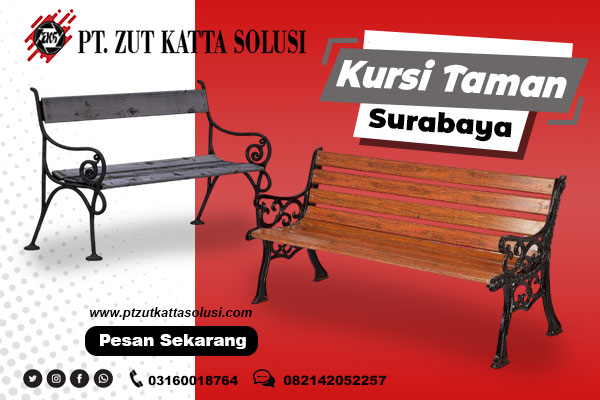 kursi taman besi surabaya