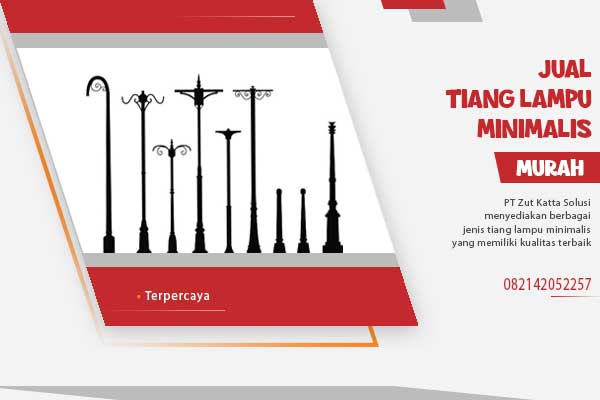 jual tiang lampu minimalis